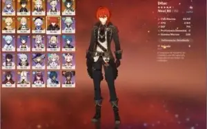 CONTA GENSHIN AR 55 KEQING , ZHONGLI, XIAO, QIQI,JEAN,ALBEDO
