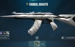 Conta Valorant com skin de faca + vandal - platina 3