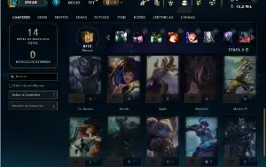 Platina 4 com 23 Champs e 7 Skins ( Sem email confirmado )