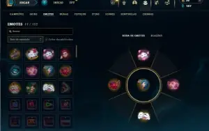 Platina 4 com 40 Champs e 6 Skins + 2 Fragmentos