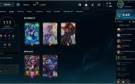 Conta LOL, Várias Skins.
