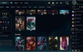 Conta LOL, Várias Skins.