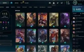 Conta LOL, Várias Skins.