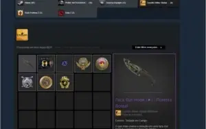 CONTA COM FACA + TRADE BAN + CS + DBD SKIN E QUASE TODAS DLC
