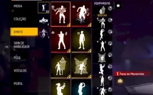 Conta de free fire super gemada