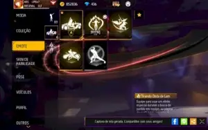 Conta de free fire super gemada