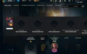 Unranked com 150 Champs e 97 Skins ( MAIN ADC )