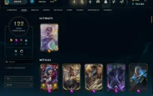 Conta LoL Main Mid 122 Skins Diamante II