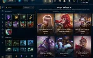 Conta LoL Main Mid 122 Skins Diamante II