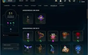 CONTA ALL CHAMP E RUNAS, 308 SKIN(3 ULTIMATE, 3 MISTICA)