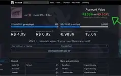 CS:GO PRIME | +1.000 elogios | +500 JOGOS PAGOS