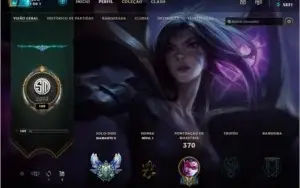 CONTA PLATINA IV - VARIAS SKINS