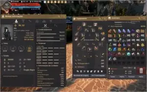 Conta Black Desert antiga com pacote lendario e o Gold