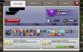 conta clash of clans
