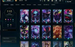 Conta LOL com mais de 30 skins extremamente raras como PAX -