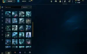 Unranked com 9 Skins e 9 Champs + 30 Fragmentos