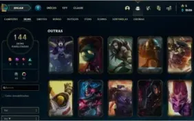 Conta Prata 2 144 skins