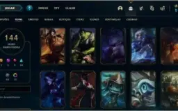 Conta Prata 2 144 skins