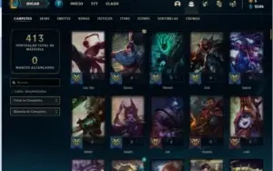 Conta Prata 2 144 skins