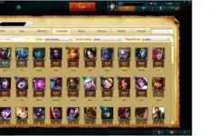 Conta League of Legends Prata 86 champions 16 skins