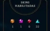 Conta Platina 1 , 118 skins ,falta 27 champs,10 pag de runas