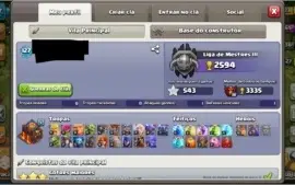 Conta Cv10 11600 gemas cc7+conta do clash royale arena 12