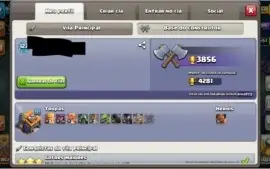 Conta Cv10 11600 gemas cc7+conta do clash royale arena 12