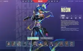 Conta VALORANT c/skins, PLAT 3 e Full Access