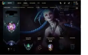 Conta LOL (127 Campeões + 105 Skins)