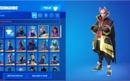 CONTA FORNITE S3 87 SKINS + CEIFADOR + SALVE O MUNDO + RARAS