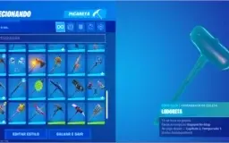 CONTA FORNITE S3 87 SKINS + CEIFADOR + SALVE O MUNDO + RARAS