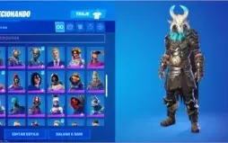 CONTA FORNITE S3 87 SKINS + CEIFADOR + SALVE O MUNDO + RARAS