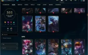 Conta lol 303 skins