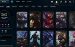 Conta lol 303 skins