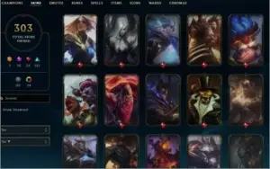 Conta lol 303 skins