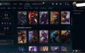 Gold 1, muitas skins, vitoriosas, lendárias e ultimate