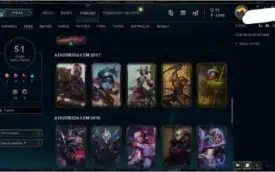 Gold 1, muitas skins, vitoriosas, lendárias e ultimate