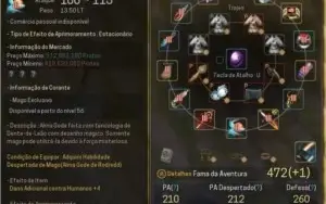 Conta Black Desert SA - Mago - LVL 61