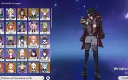 Conta AR60 - 20 personagens 5★ 32 personagens 4★ 14 armas 5★
