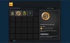 CONTA STEAM CSGO PRIME | MEDALHAS 2022, 5 ANOS E LEALDADE