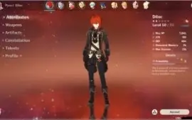 CONTA GENSHIN IMPACT AR 30 DILUC + GANYU