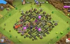 CV 8 quase full, clash off clans