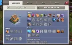 CV 8 quase full, clash off clans