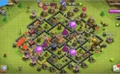 CV 8 quase full, clash off clans