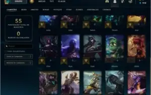Conta LOL Diamante 4