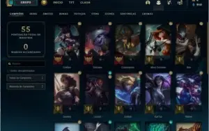 Conta LOL Diamante 4