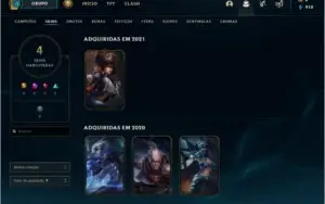 Conta LOL Diamante 4