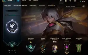 Conta de lol muito barata com 238 skin todos champs