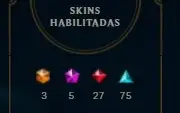 Conta de lol muito barata com 238 skin todos champs