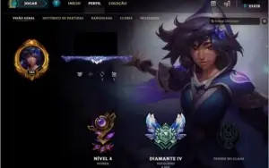 Conta de LOL - Diamante 4, 189 skins